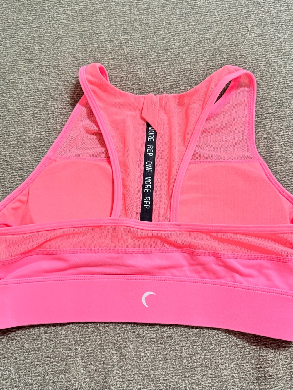 ZYIA Neon Pink Mesh Sports Bra - Picture 2 of 3